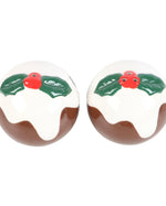 Christmas Pudding Salt & Pepper Shaker